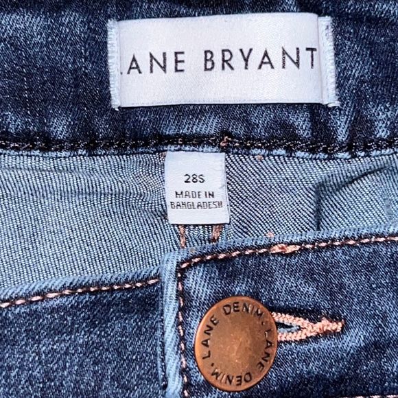 Plus Size Lane Bryant Flex Waist Mid Waist Skinny Jeans Size 28 Short - Picture 2 of 4